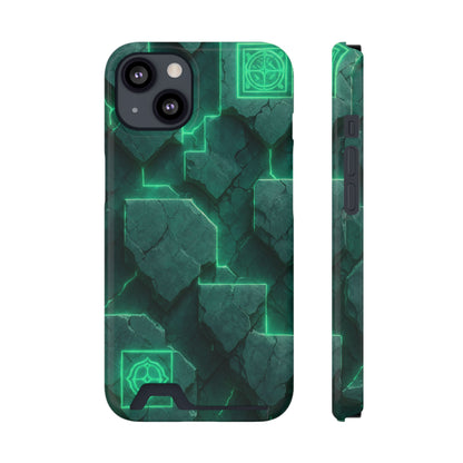 Digital Terrain • Apple iPhone 13 • Tough Case with Card Holder • MagSafe®