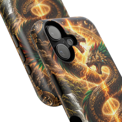 Coatl • Feathered Dominion • Empire of the Fifth Sun™ • Apple iPhone 17 Pro • MagSafe Tough Case