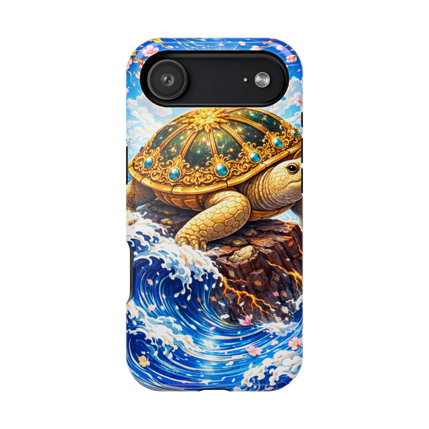 Stonebound Patience – Eternal Foundation • Obsidian Irezumi™ • Apple iPhone 17 Pro • MagSafe Tough Case