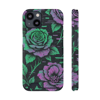 Bruised Blooms • Apple iPhone 13 • MagSafe® Tough Case with Card Holder