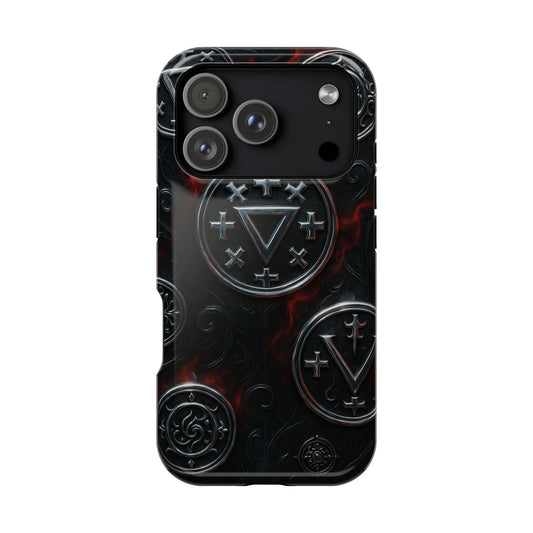 Aether Signal • Apple iPhone 17 Pro • MagSafe® Tough Case phone case by Black Hat Pixels