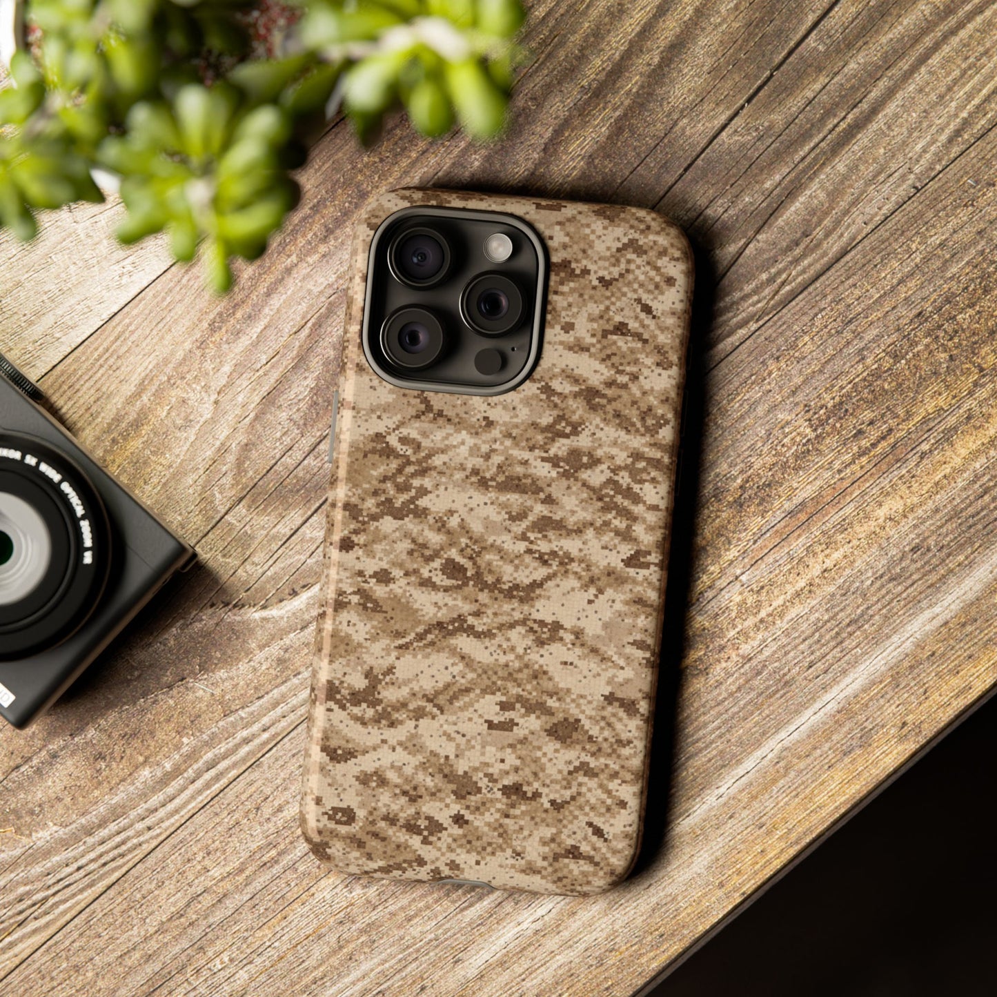 Desert Storm Camo • Apple iPhone 15 • MagSafe® Tough Case