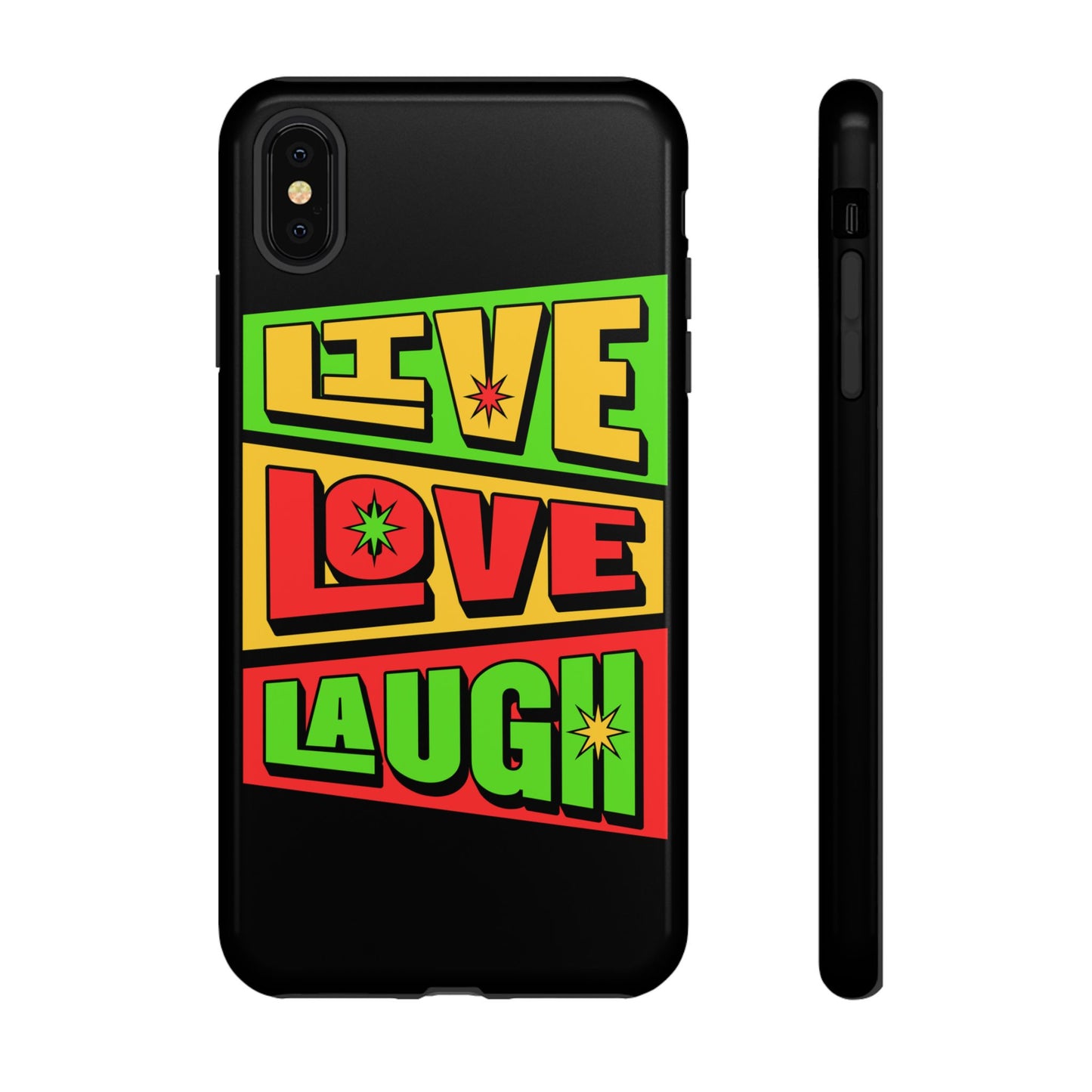Live Love Laugh • Apple iPhone X • MagSafe® Tough Case