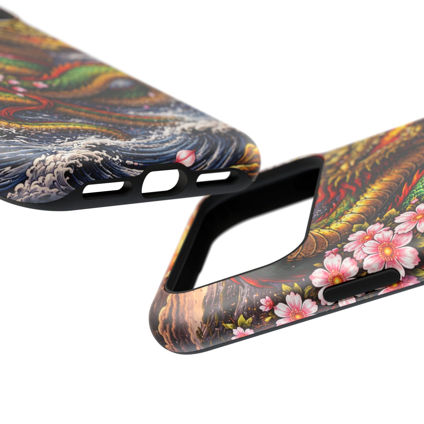 Dragon Oath – Sovereign Flame • Obsidian Irezumi™ • Apple iPhone 17 Pro • MagSafe Tough Case