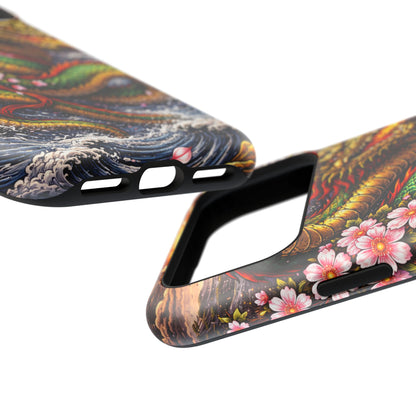 Dragon Oath – Sovereign Flame • Obsidian Irezumi™ • Apple iPhone 17 Pro • MagSafe Tough Case