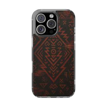 Tribal Glitch • Apple iPhone 16 • Clear Case