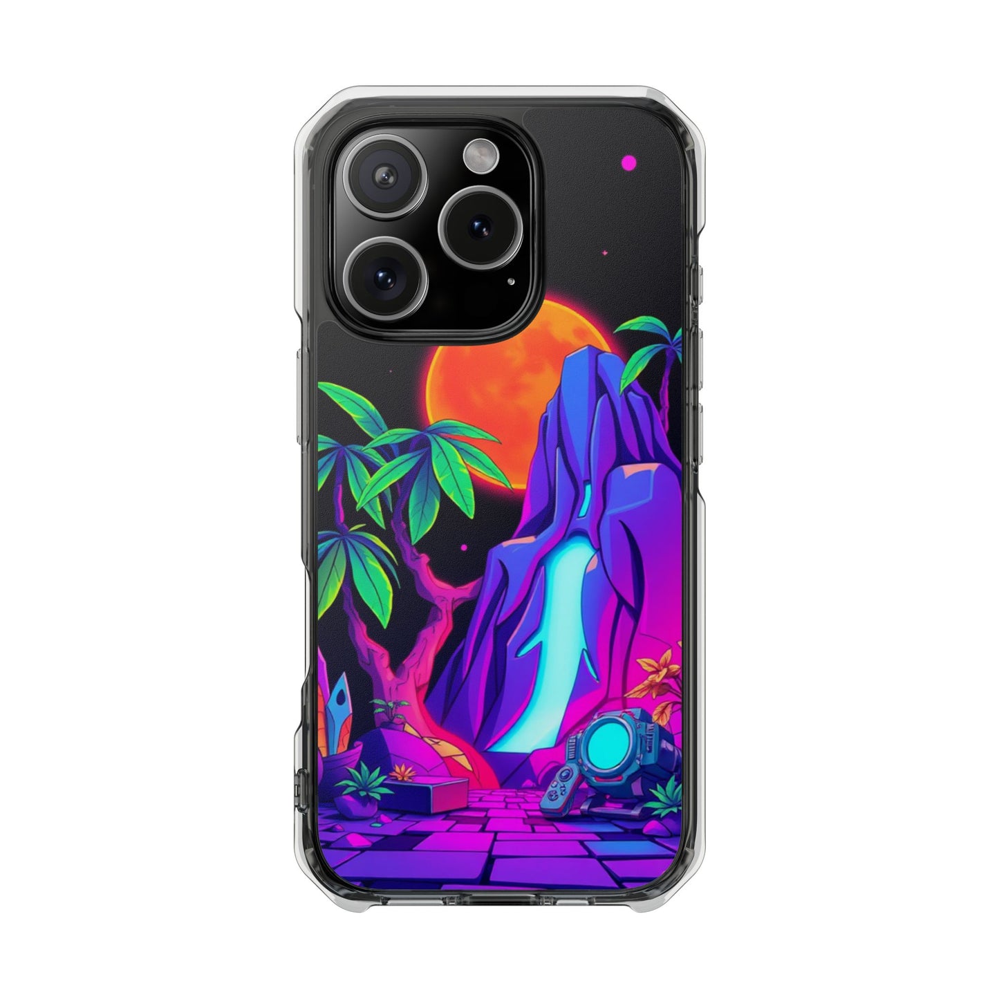 Lunar Paradise • Apple iPhone 16 • MagSafe® Clear Case