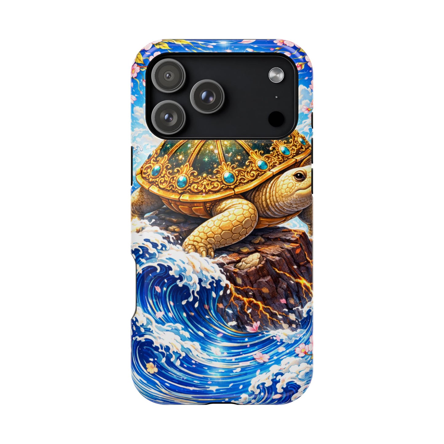 Stonebound Patience – Eternal Foundation • Obsidian Irezumi™ • Apple iPhone 17 Pro • MagSafe Tough Case