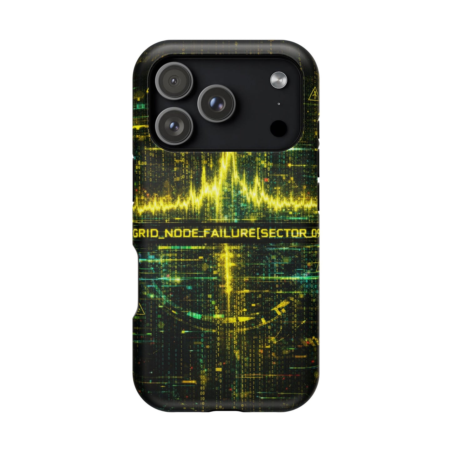 Grid Node Failure • System Collapse • Apple iPhone 17 Pro • MagSafe® Tough Case