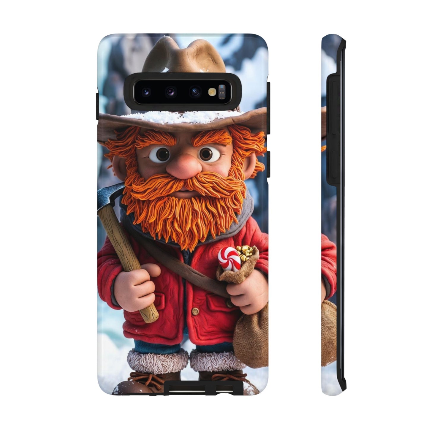 Corny The Explorer • Samsung Galaxy S10 • MagSafe® Tough Case phone case by Black Hat Pixels