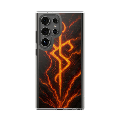 Molten Glyph • Samsung Galaxy S24 • Clear Case