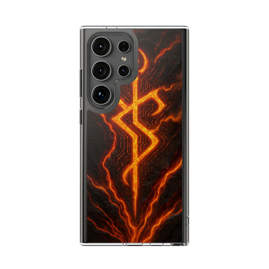 Molten Glyph • Samsung Galaxy S24 • Clear Case