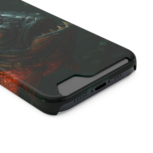 Crimson Bite • Apple iPhone 13 • Tough Case with Card Holder • MagSafe®