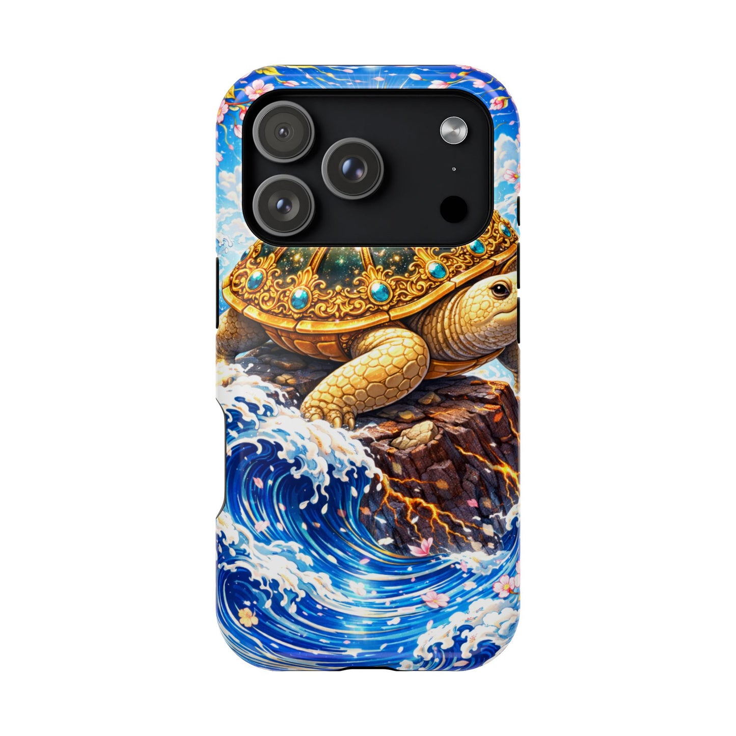 Stonebound Patience – Eternal Foundation • Obsidian Irezumi™ • Apple iPhone 17 Pro • MagSafe Tough Case