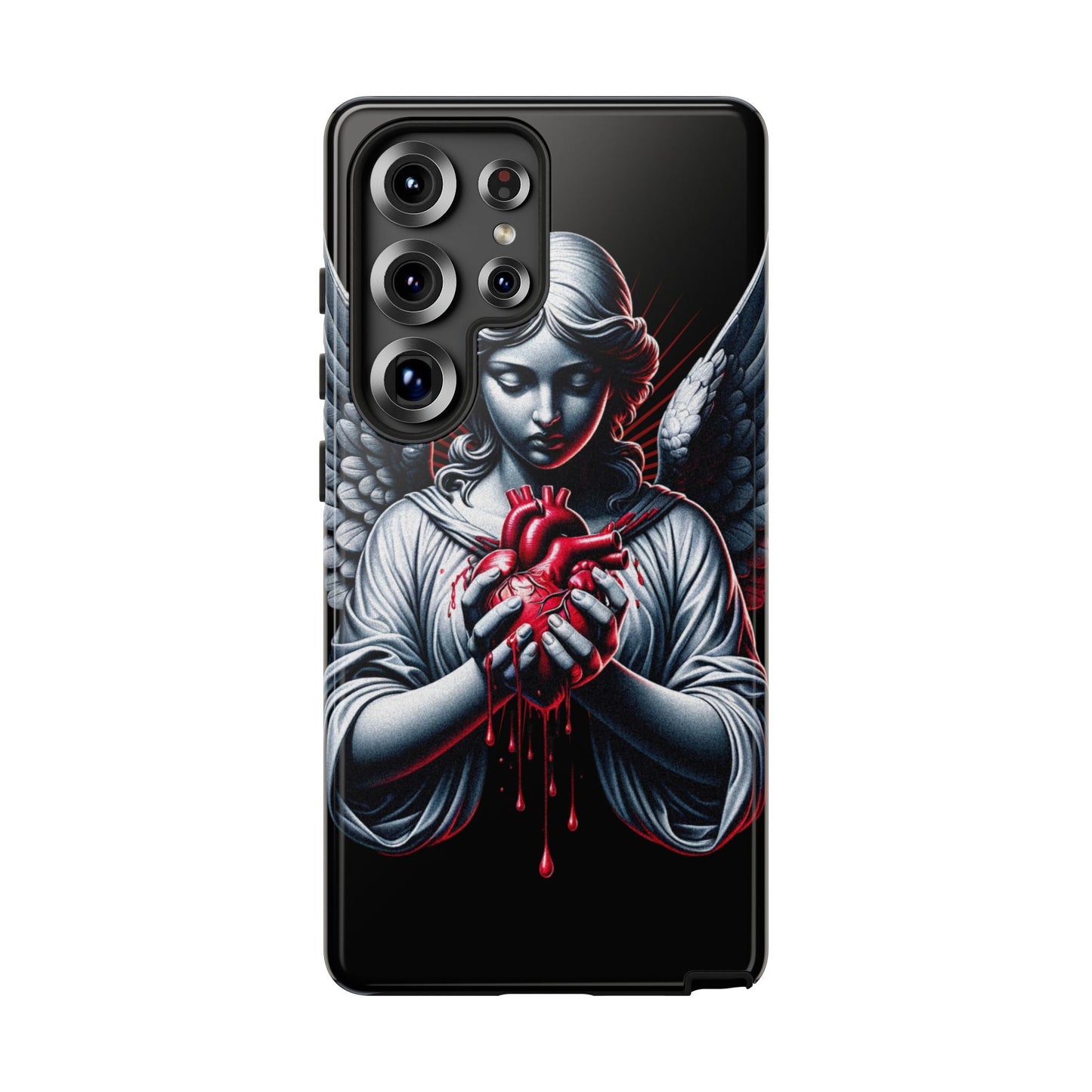 Angel Heart • Samsung Galaxy S25 • Wireless Friendly • Tough Case