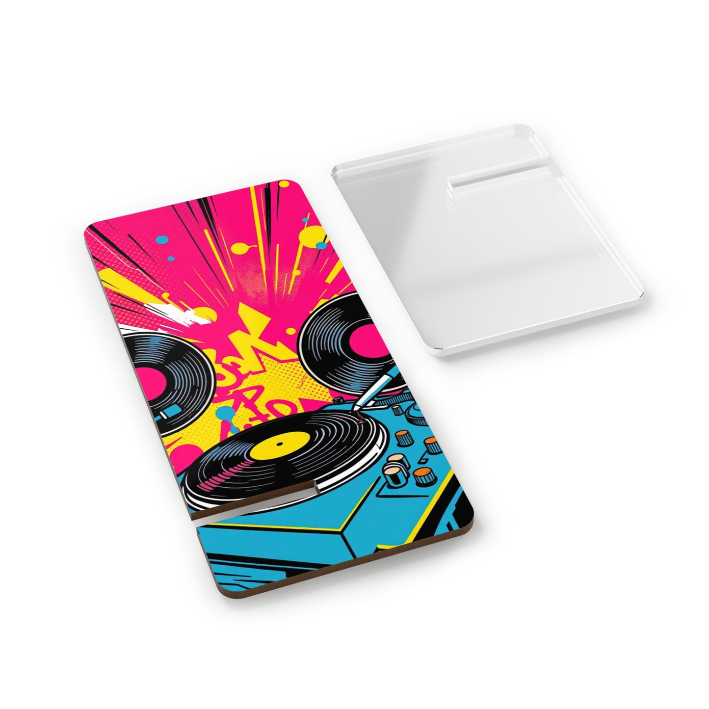 Wave Pop • Smartphone Display Stand tech accessory by Black Hat Pixels