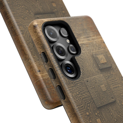 Sand Circuit • Samsung Galaxy S25 • MagSafe® Magnetic Tough Case