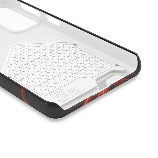 Molten Glyph • Samsung Galaxy S21 • MagSafe® Tough Case with Card Holder