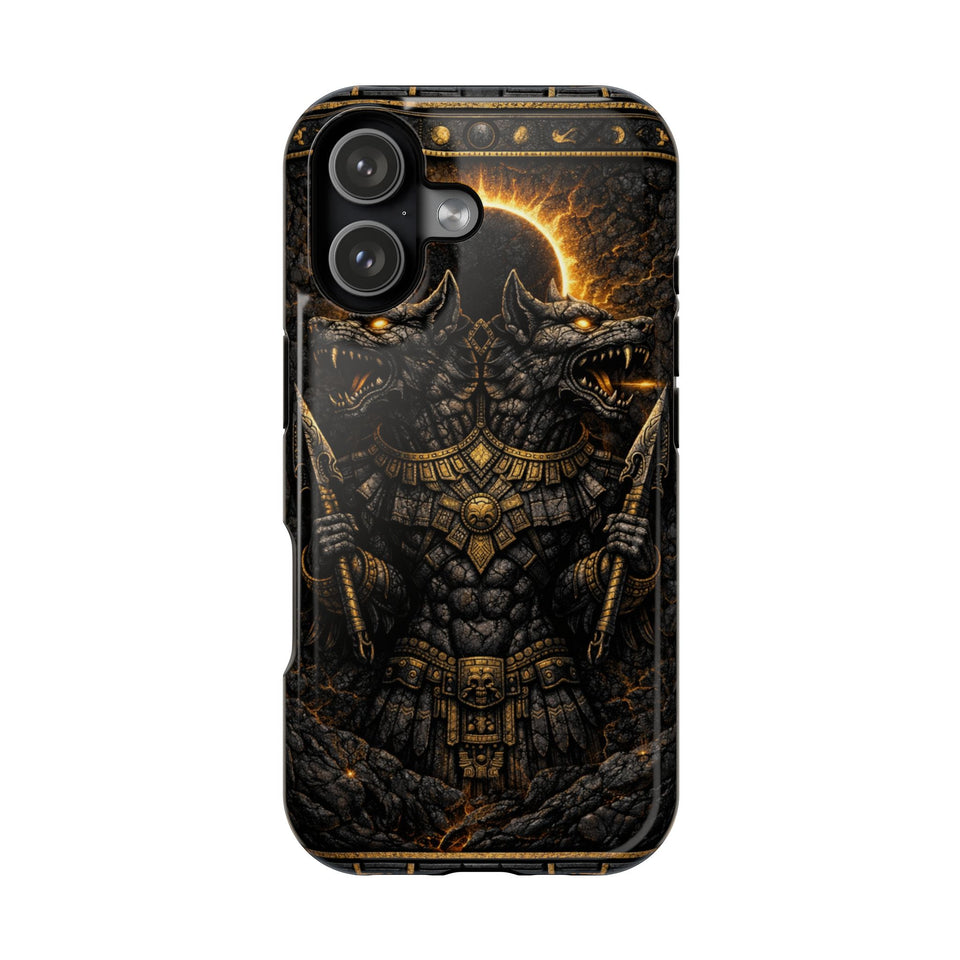 Xolotl • Shadow Guide of Flame • Empire of the Fifth Sun™ • Apple iPhone 17 Pro • MagSafe Tough Case