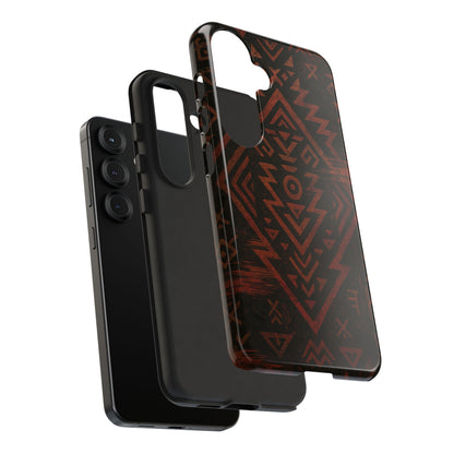 Tribal Glitch • Samsung Galaxy S25 • MagSafe® Magnetic Tough Case