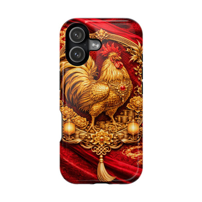 Rooster • Lunar Armor • Imperial Banner • Apple iPhone 17 Pro • MagSafe Tough Case