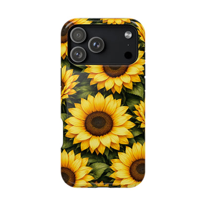 Solar Bloom • Floral Fusion • Apple iPhone 17 Pro • MagSafe® Tough Case