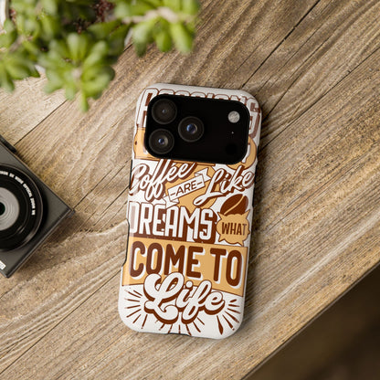 Fueled By Coffee • Apple iPhone 17 Pro • MagSafe® Tough Case