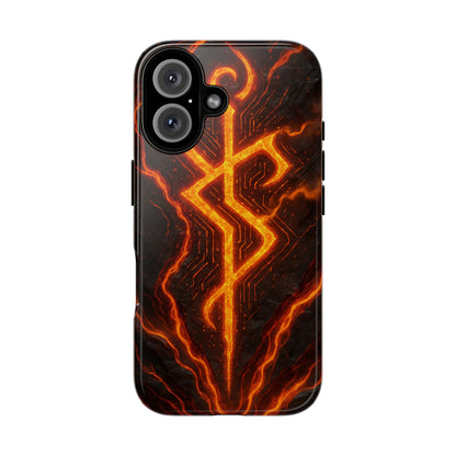 Molten Glyph • Apple iPhone 16 • MagSafe® Magnetic Tough Case