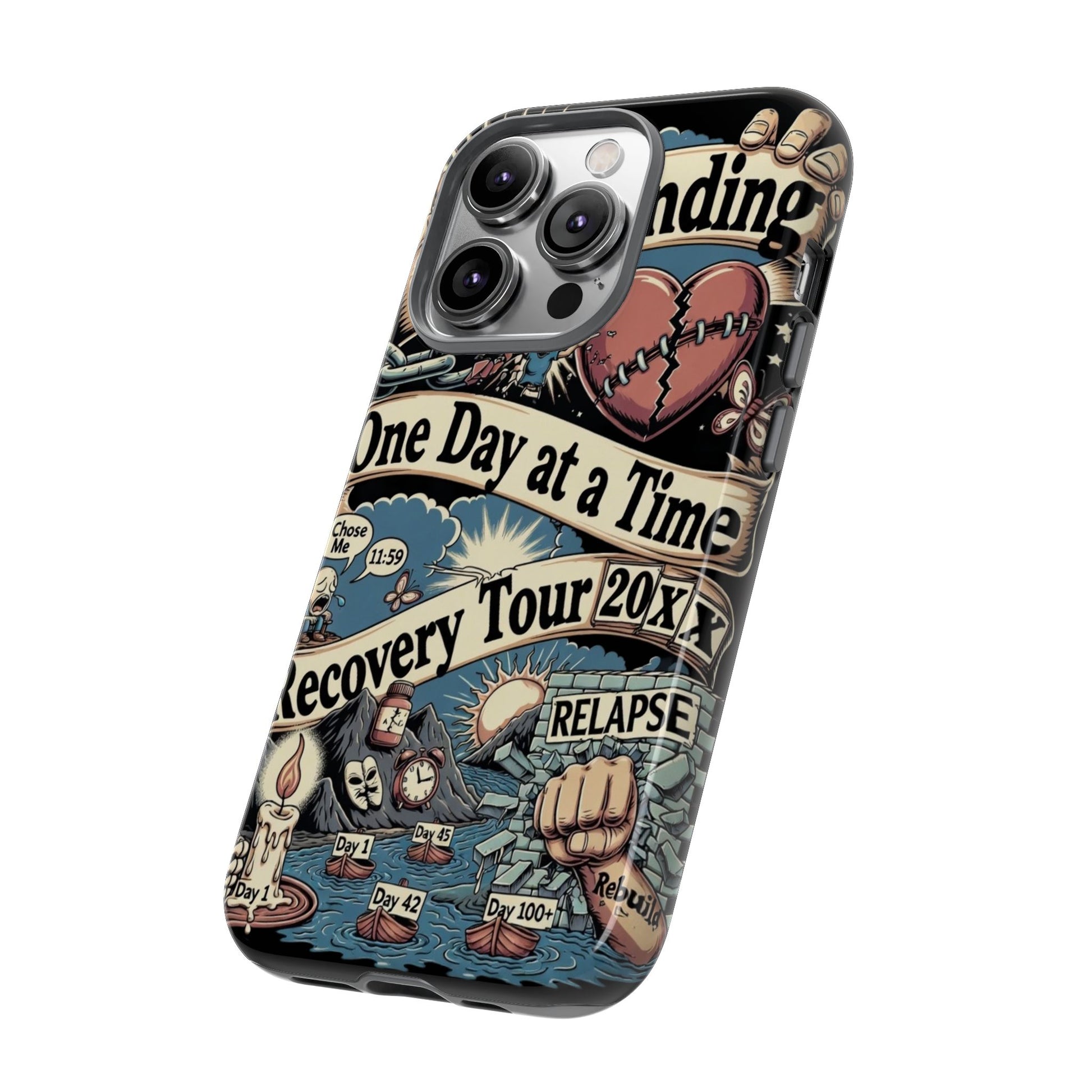 Still Standing • Recovery Works • Apple iPhone 14 • MagSafe® Tough Case phone case by Black Hat Pixels