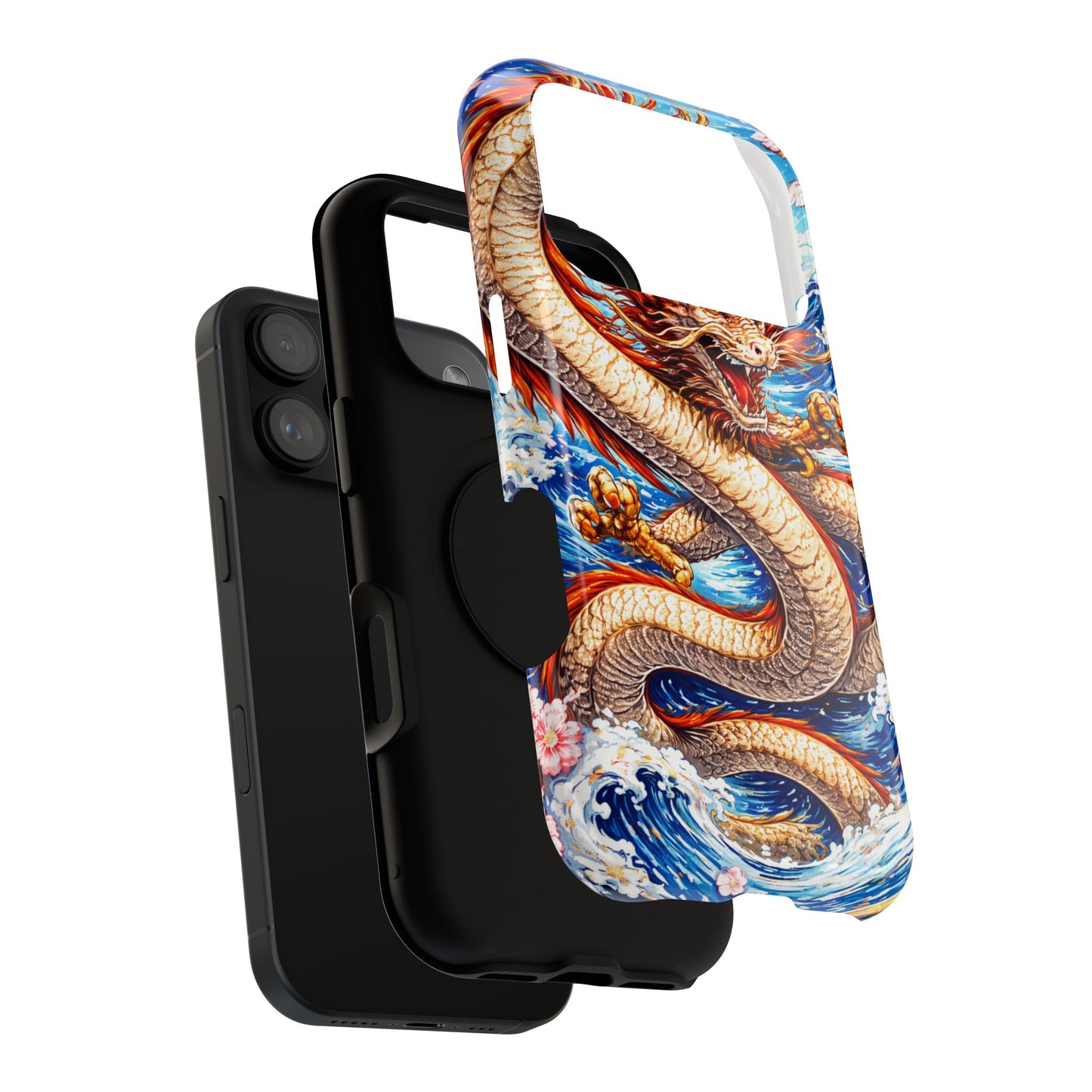 Heaven’s Mandate – Sovereign Oath • Obsidian Irezumi™ • Apple iPhone 17 Pro • MagSafe Tough Case
