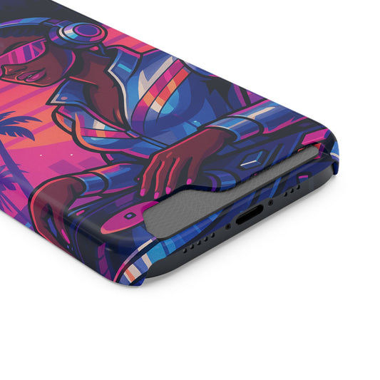 Afro Grooving • Apple iPhone 13 • Tough Case with Card Holder • MagSafe®
