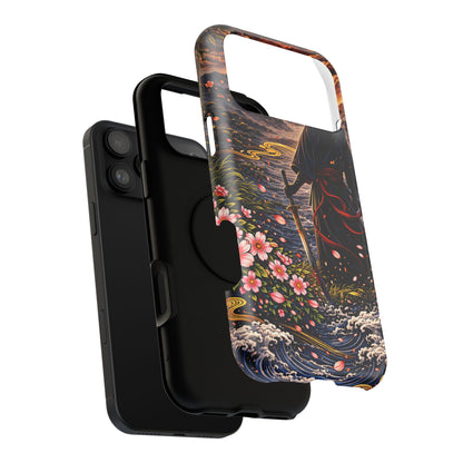 Silent Path – Measured Resolve • Obsidian Irezumi™ • Apple iPhone 17 Pro • MagSafe Tough Case