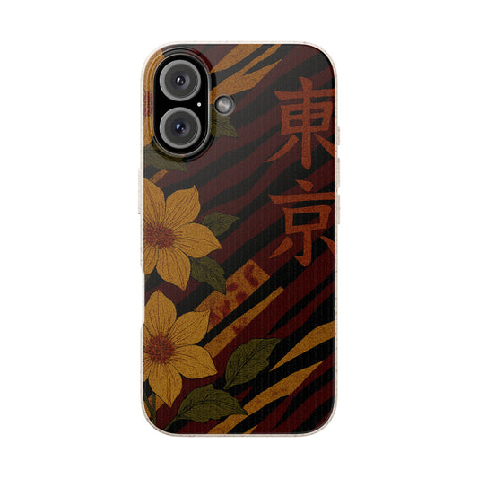 Tiger Petal • Apple iPhone 16 Eco-Friendly Phone Case