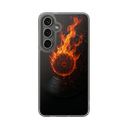Vinyl Inferno • Samsung Galaxy S24 • Clear Case