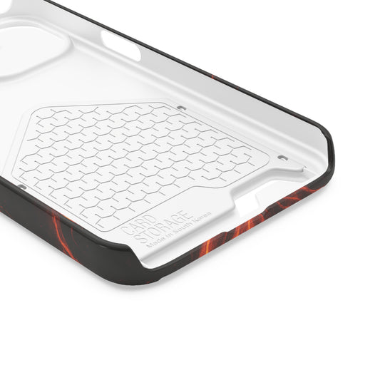 Molten Glyph • Apple iPhone 13 • MagSafe® Tough Case with Card Holder
