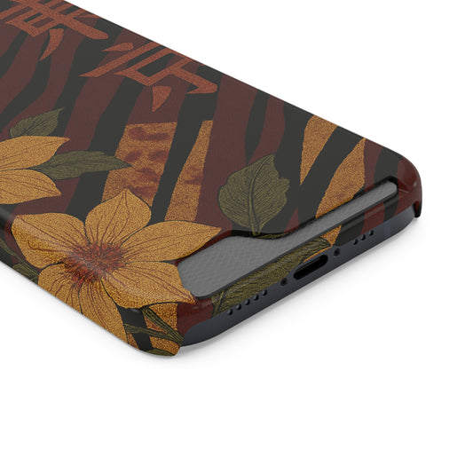 Tiger Petal • Apple iPhone 13 • MagSafe® Tough Case with Card Holder