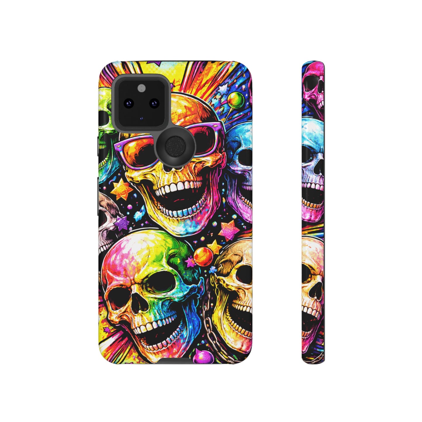 Chromatic Carnage • Google Pixel 5 • Tough Case • Wireless Friendly