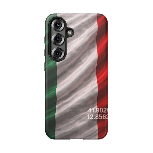 Italy • Street Sovereign – Roman Standard • Samsung Galaxy S25 • Wireless Friendly • Tough Case
