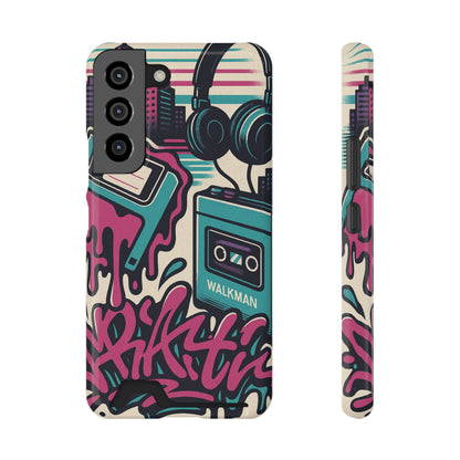 Retro Beats • Samsung Galaxy S22 • MagSafe® Tough Case with Card Holder