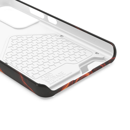 Molten Glyph • Samsung Galaxy S22 • MagSafe® Tough Case with Card Holder