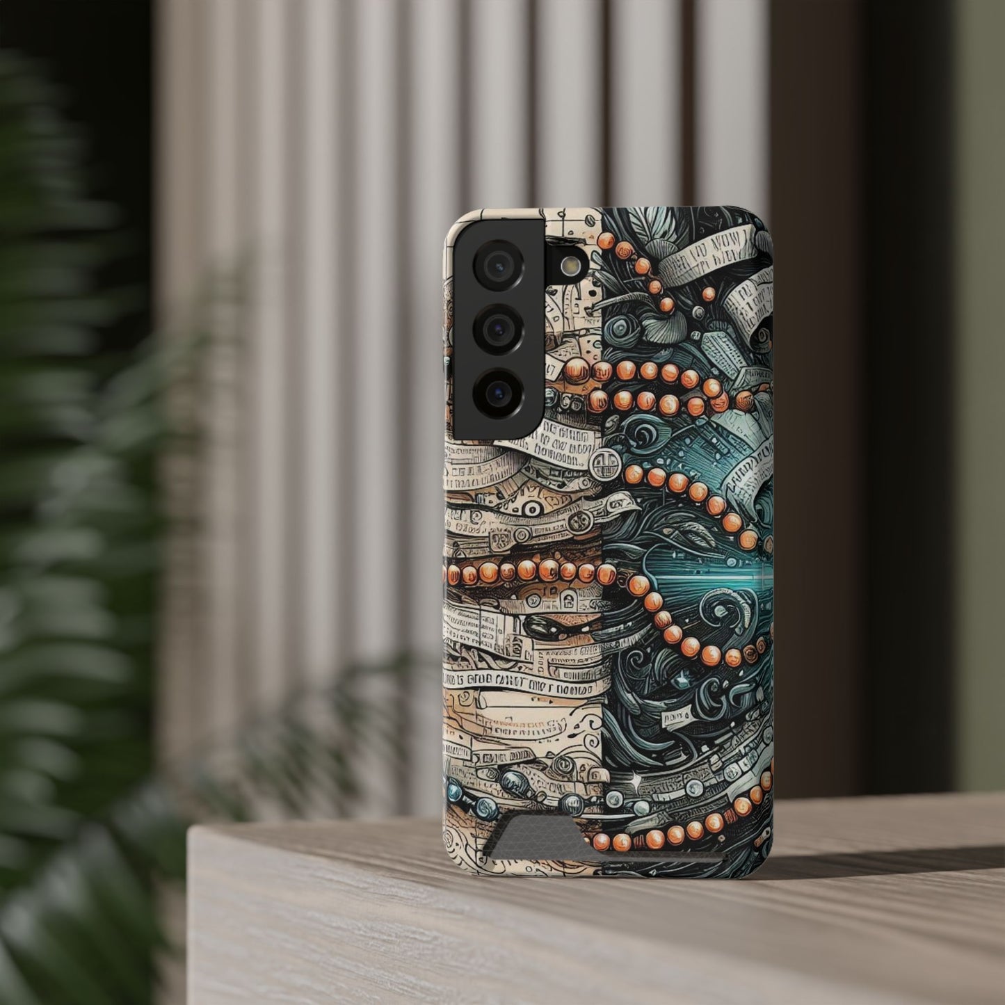 Aeros Divide • Samsung Galaxy S22 • Tough Case with Card Holder • Wireless Friendly