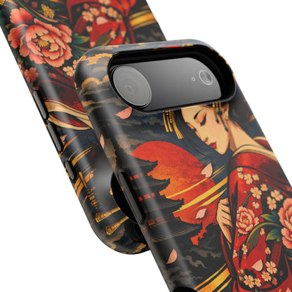 Veiled Grace – Hidden Reckoning • Obsidian Irezumi™ • Apple iPhone 17 Pro • MagSafe Tough Case