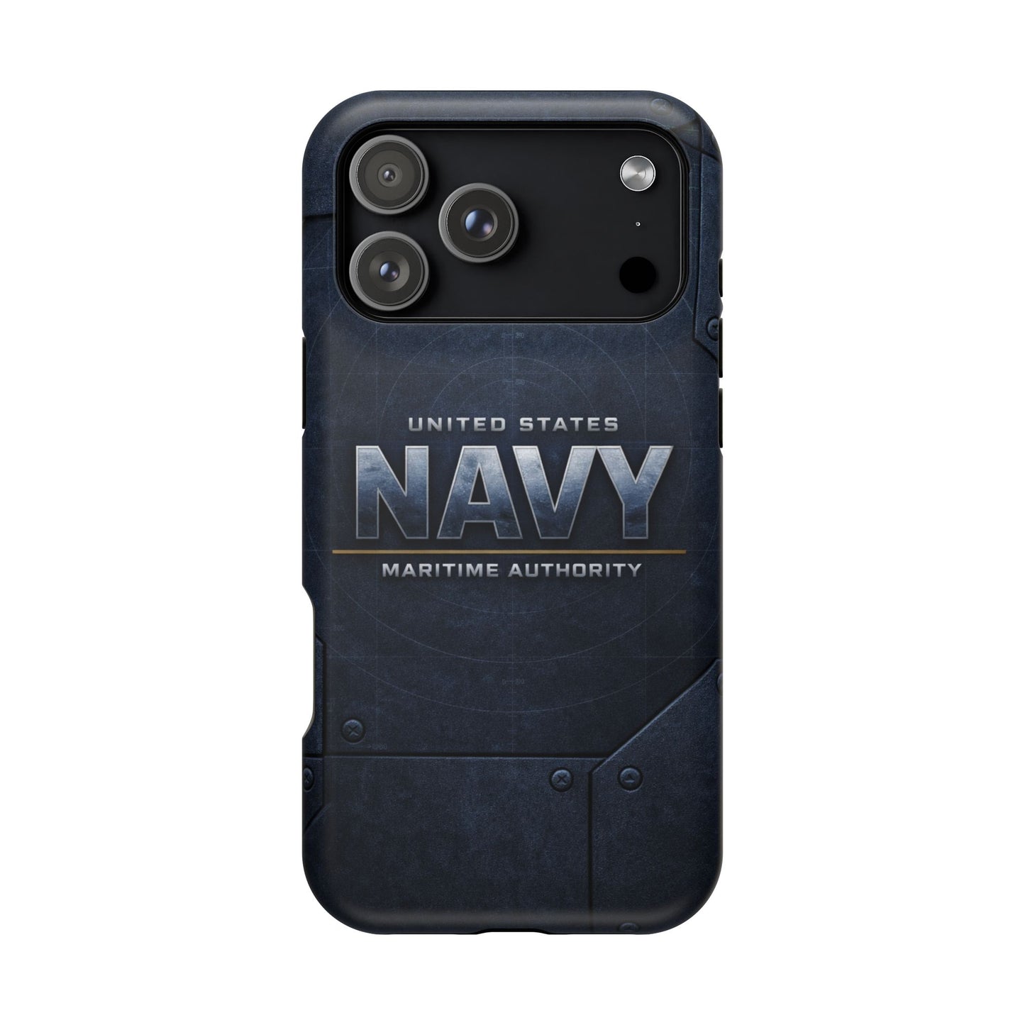 Navy • Sentinel Series • Maritime Authority • Apple iPhone 17 Pro • MagSafe Tough Case