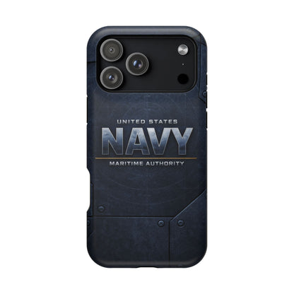 Navy • Sentinel Series • Maritime Authority • Apple iPhone 17 Pro • MagSafe Tough Case
