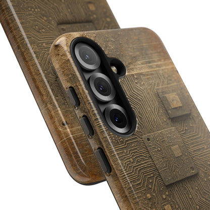 Sand Circuit • Samsung Galaxy S25 • MagSafe® Magnetic Tough Case