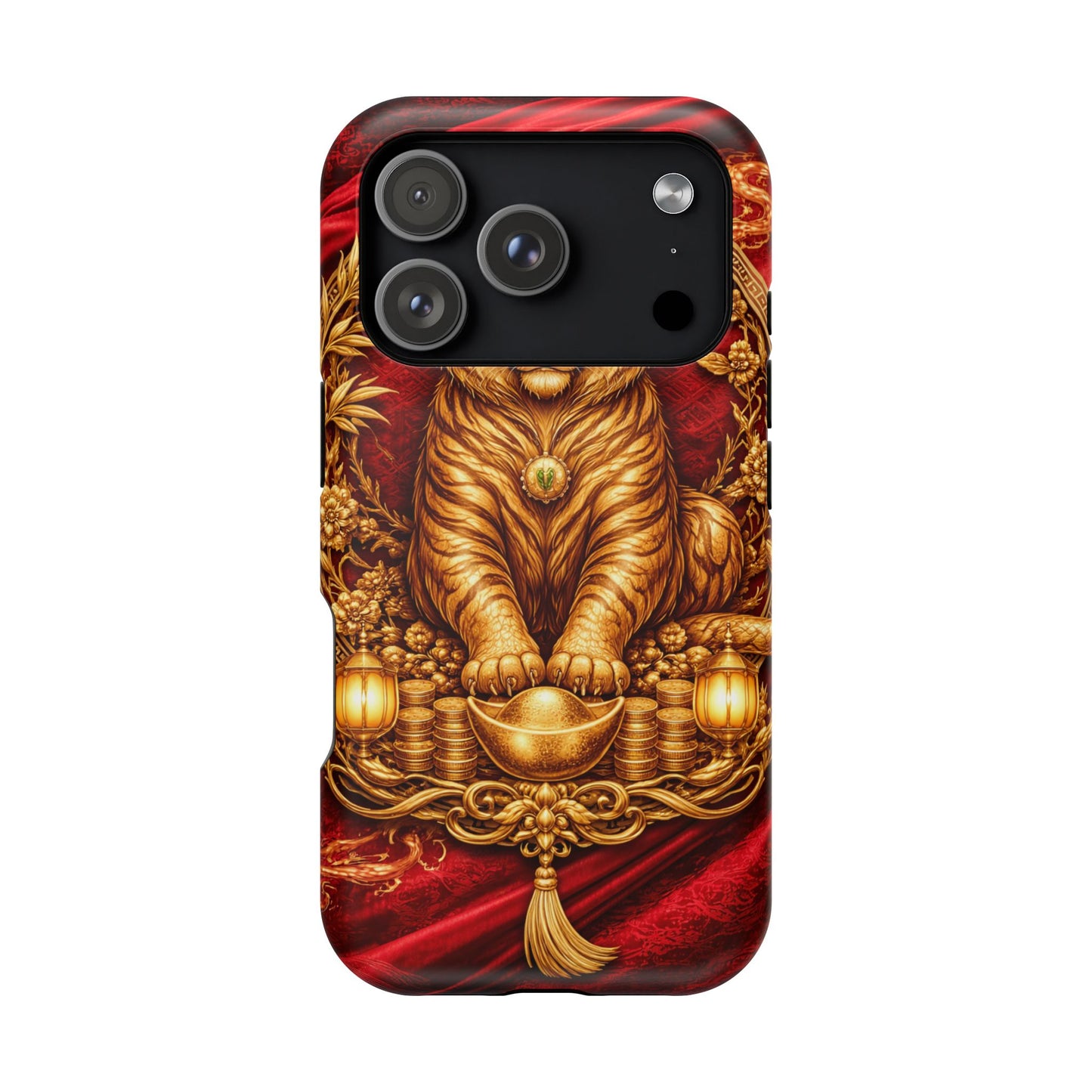 Tiger • Lunar Armor • Imperial Banner • Apple iPhone 17 Pro • MagSafe Tough Case