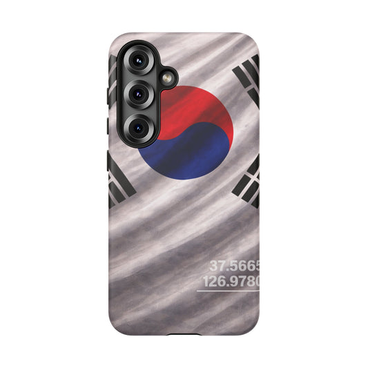 South Korea • Street Sovereign – Seoul Vector • Samsung Galaxy S25 • Wireless Friendly • Tough Case