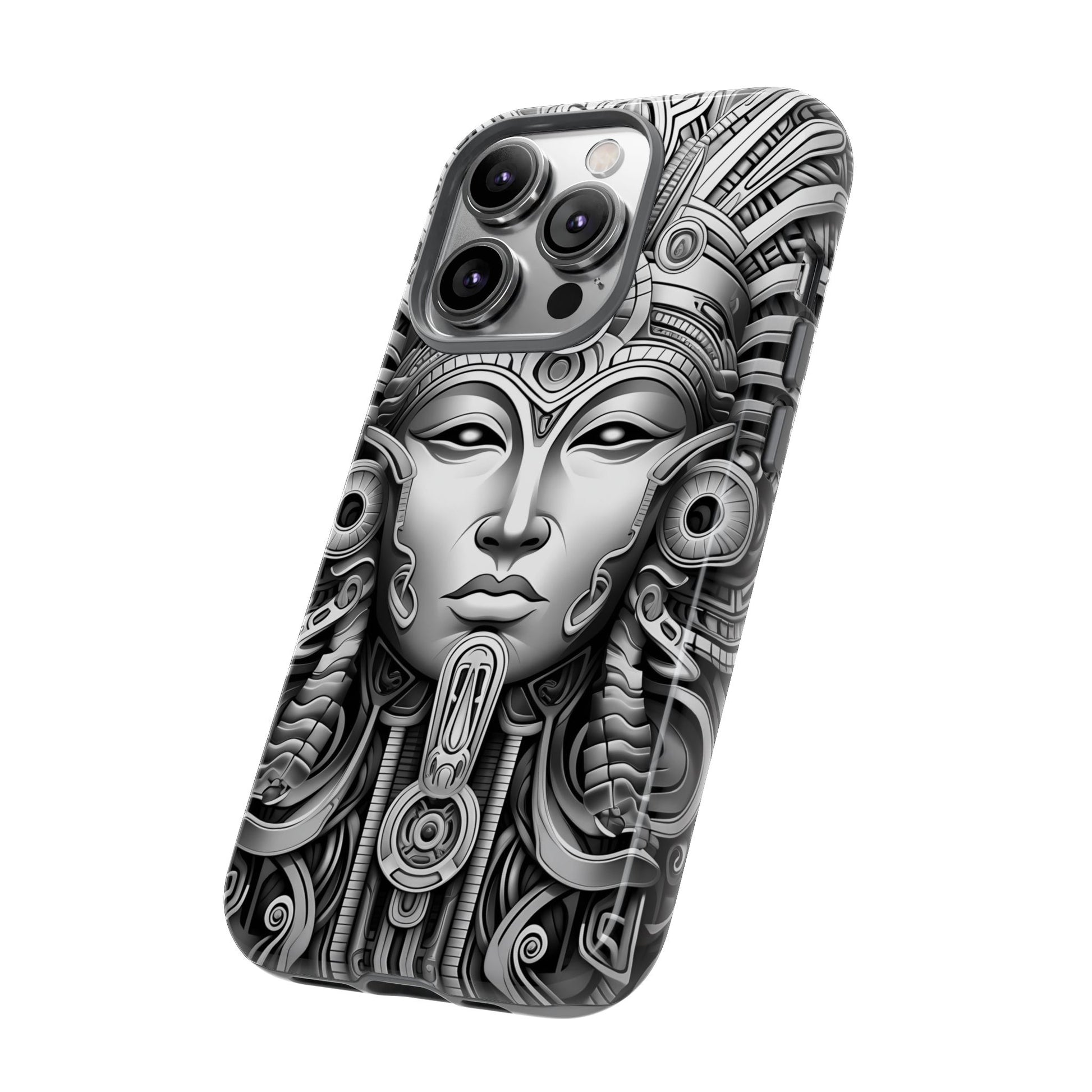 Circuit of the Sun • Apple iPhone 14 • MagSafe® Tough Case phone case by Black Hat Pixels