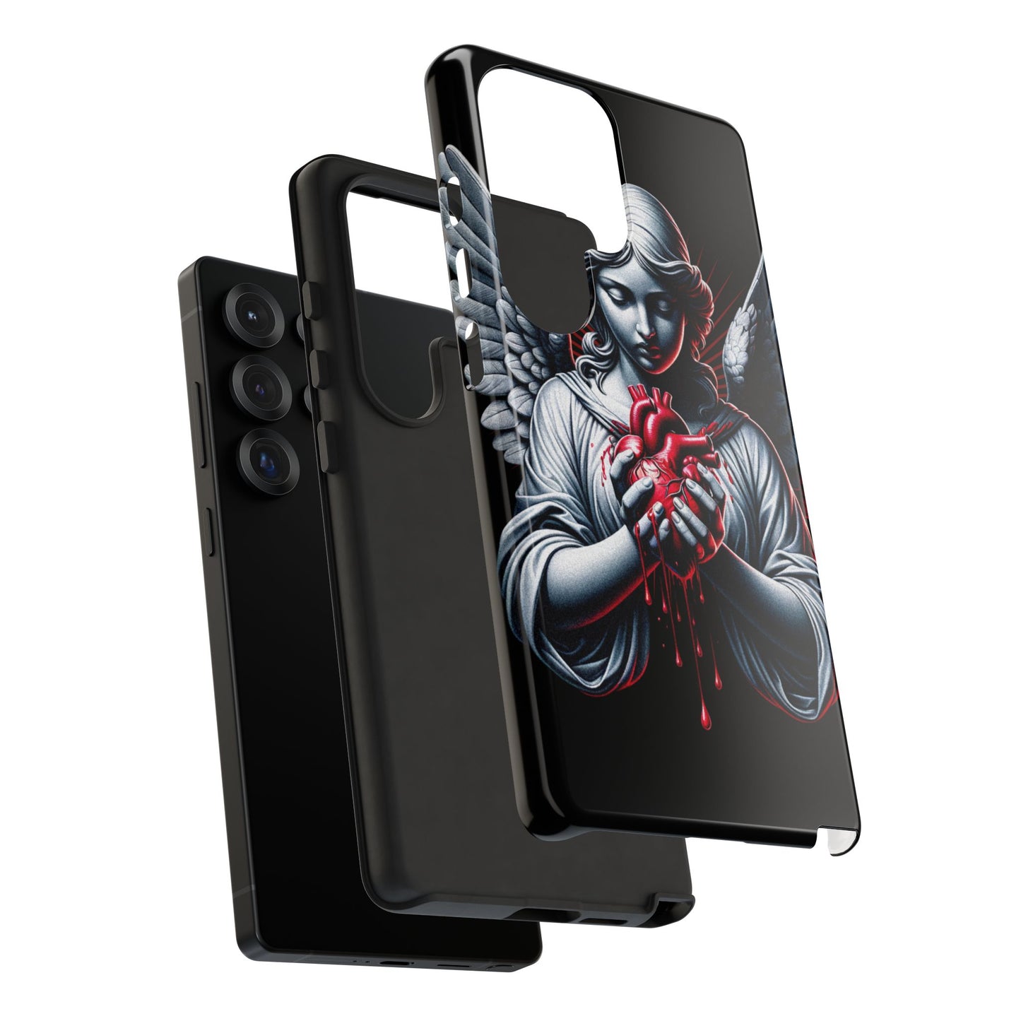 Angel Heart • Samsung Galaxy S25 • Wireless Friendly • Tough Case