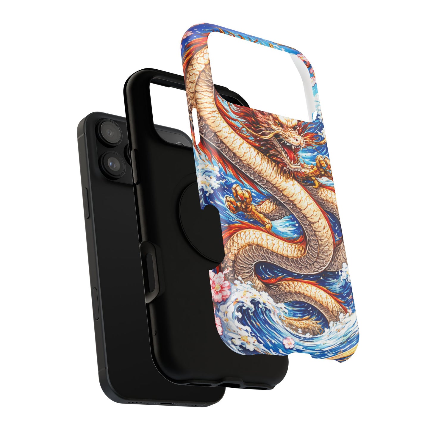 Heaven’s Mandate – Sovereign Oath • Obsidian Irezumi™ • Apple iPhone 17 Pro • MagSafe Tough Case